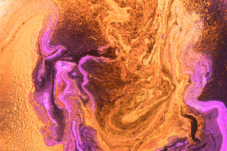 beautiful abstract background. Color mixed acrylic paints. Abstract ocean- ART. natural luxury. Stones like marble contain all the history and secrets of the Earth.の写真素材