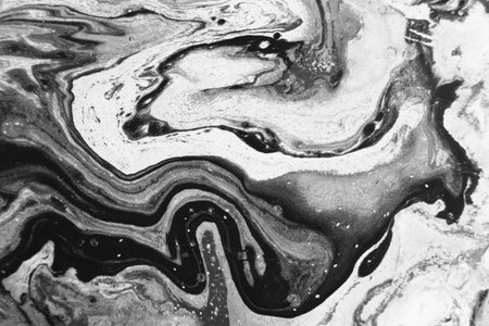 beautiful abstract background. Color mixed acrylic paints. Abstract ocean- ART. natural luxury. Stones like marble contain all the history and secrets of the Earth.の写真素材