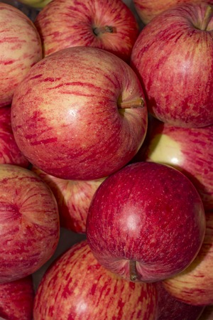 Fresh apples for fruit or food background. Macro