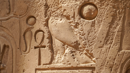 Karnak Temple in Luxor, Egypt. The Karnak Temple Complex, commonly known as Karnak, from Arabic...