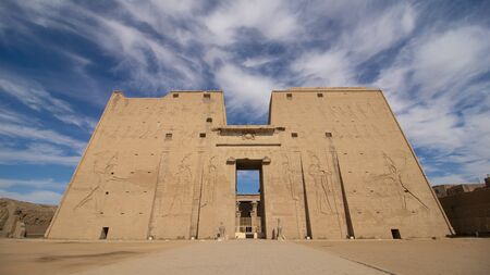 Edfu also spelt Idfu, and known in antiquity as Behdet is an Egyptian city.の写真素材