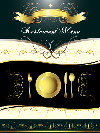 Menu Card Designのイラスト素材