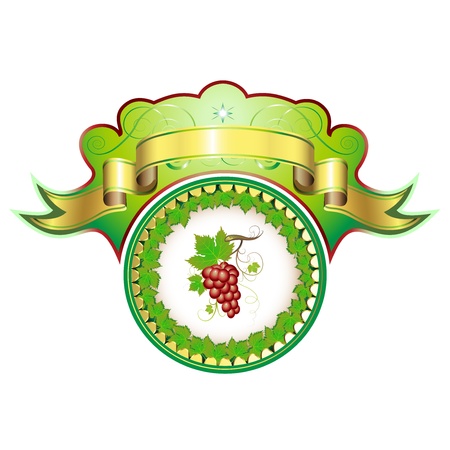 Label for red wine のイラスト素材