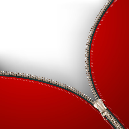 Background with metallic zipper のイラスト素材