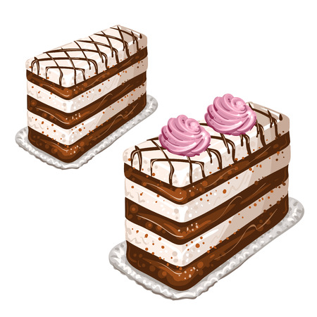 Tasty cakesのイラスト素材