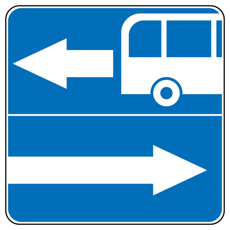 Ahead Only, one way traffic sign, Drive Arrow Traffic Vector illustrationsのイラスト素材