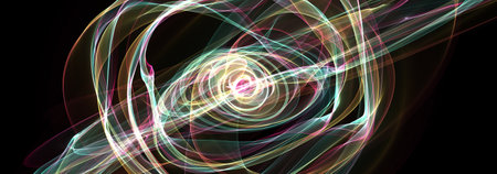 Exploding supernova , forminng of nebula. Black hole in the center of galaxy. Big bang concept....