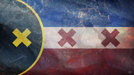 Top view of freedom from Dream flag, no flagpole. Plane design layout. Flag background.の写真素材