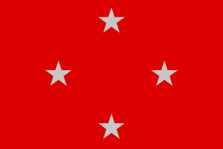 Top view of flag londrina, Brazil. Brazilian patriot and travel concept. no flagpole. Plane design,...