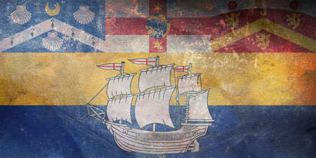 Top view of Sydney, Australia retro flag with grunge texture. Australian travel and patriot concept. no flagpole. Plane layout, design. Flag backgroundの写真素材