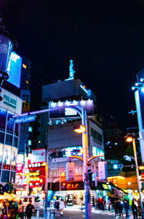 Americamura is a young people's town in Osaka, Japan. There is also the Statue of Liberty monument.の写真素材