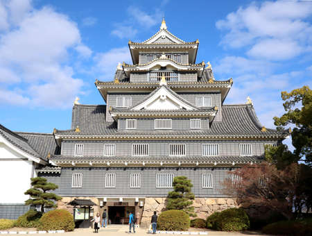 The Okayama castle, Okayama Cityのeditorial素材