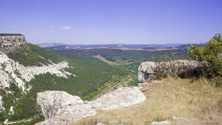 Panorama of Crimean viewsの写真素材