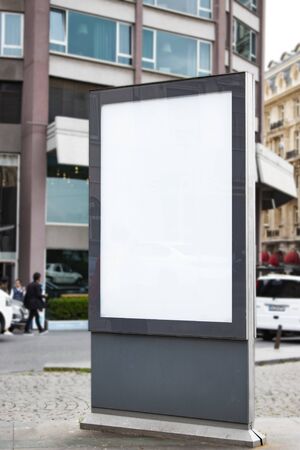 signboard mockup and templateの写真素材