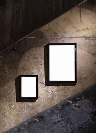 signboard mockup and templateの写真素材