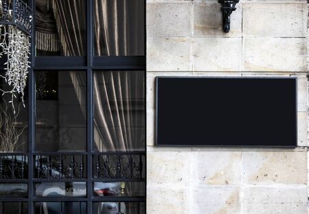 signboard mockup abstract background for modern designの写真素材