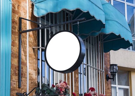 signboard mockup abstract background for modern designの写真素材