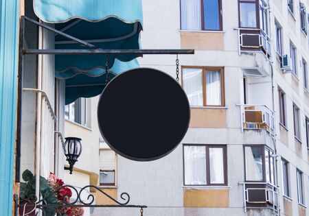 signboard mockup abstract background for modern designの写真素材
