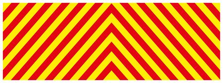 warning danger sign, rectangle and triangle frame yellow and red color backgroundのイラスト素材