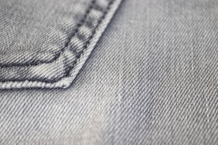 Jeans detail, denim texture background, fashion design.