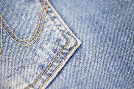 Jeans detail, denim texture background, fashion design.