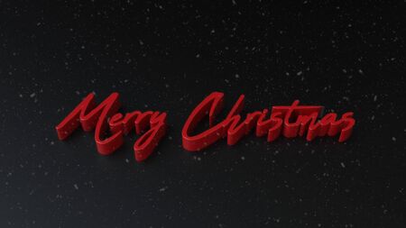 2020 Happy new year. Merry Christmas. 3d text render illustration. Isolated background.の写真素材