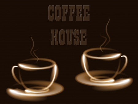 coffee houseのイラスト素材