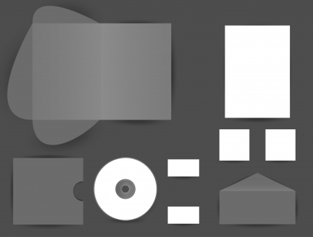 stationery set, eps10のイラスト素材