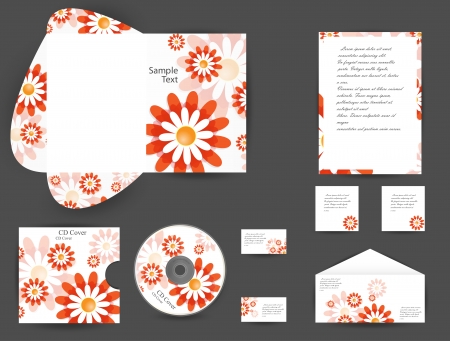 stationery set, eps10のイラスト素材