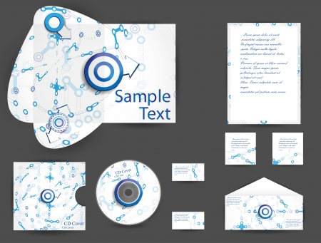stationery set, eps10のイラスト素材