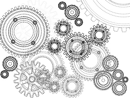 gearsのイラスト素材