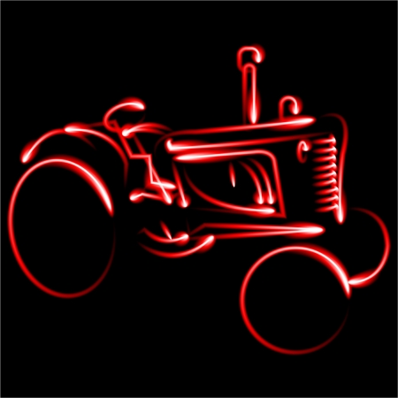 tractorのイラスト素材