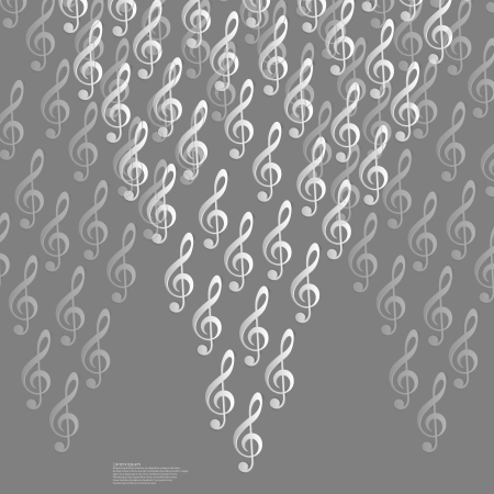 treble clefのイラスト素材