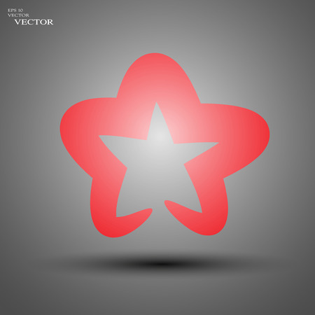  star red のイラスト素材