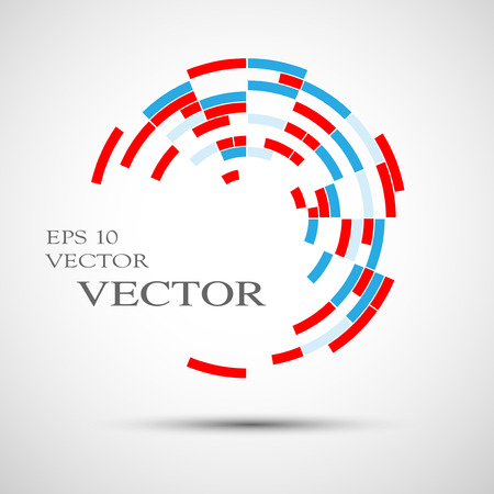  Circular abstract linesのイラスト素材