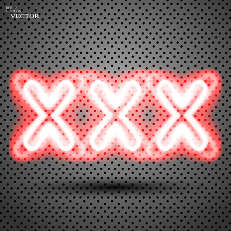 triple X backgroundのイラスト素材