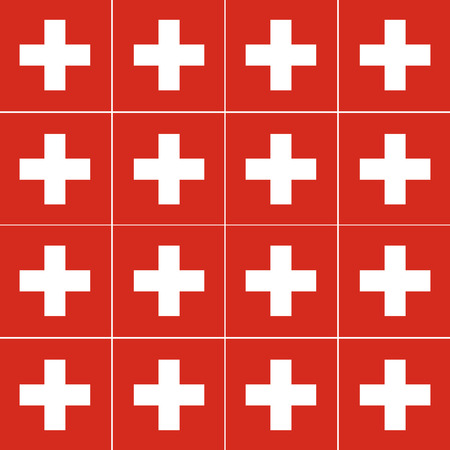 flag Switzerlandのイラスト素材