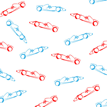 racing carsのイラスト素材