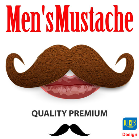 mustaches illustration のイラスト素材