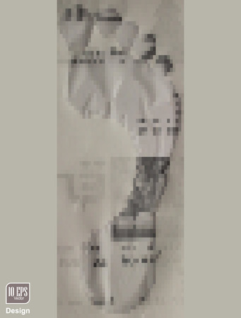 Foot prints illustration のイラスト素材