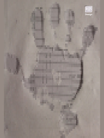 Hand print illustration のイラスト素材