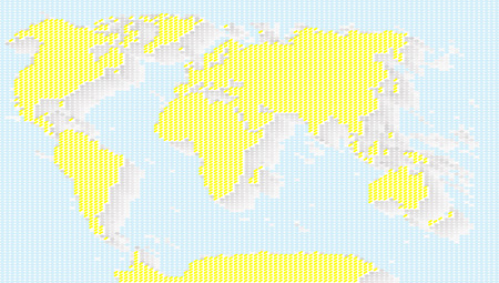 World Map Illustrationのイラスト素材