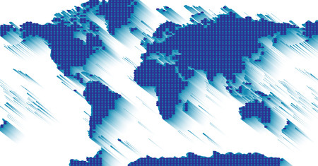 World Map Illustrationのイラスト素材
