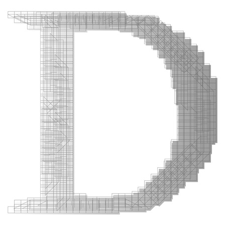 letter Dのイラスト素材