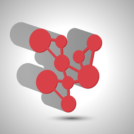abstract moleculeのイラスト素材