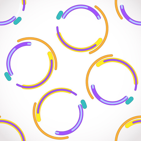 Abstract circles colored backgroundのイラスト素材