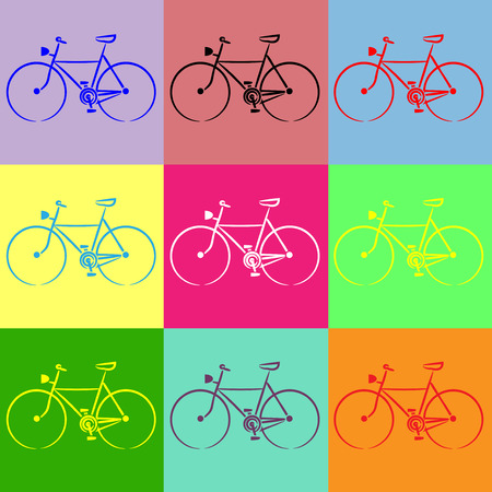 the bikeのイラスト素材