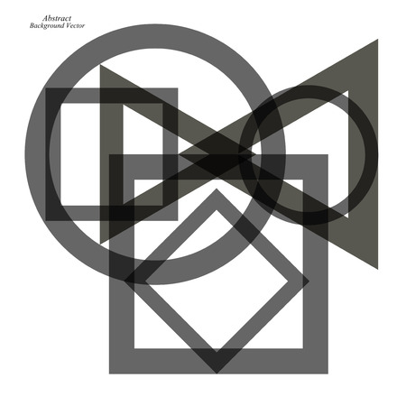 geometric shapesのイラスト素材