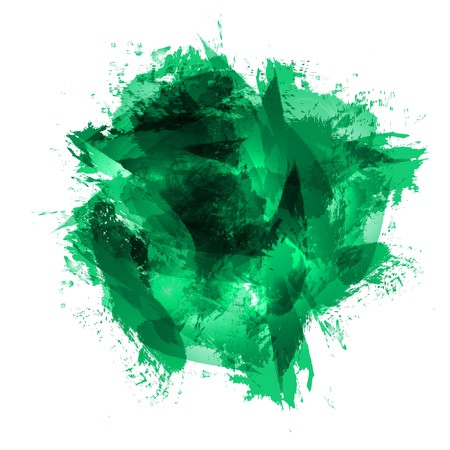 watercolor background abstract greenのイラスト素材