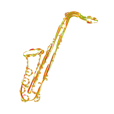 saxophoneのイラスト素材
